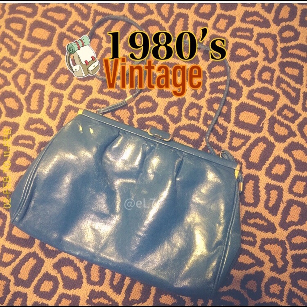 VINTAGE! Faux Leather Shoulder Bag